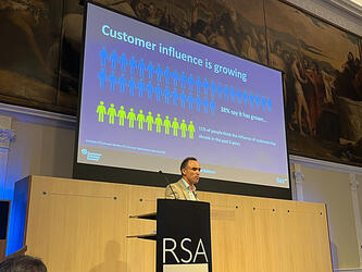 Paul Hudson, CEO at FlexMR, speaking at the Customer Salience Summit on Tuesday 7th October 2025